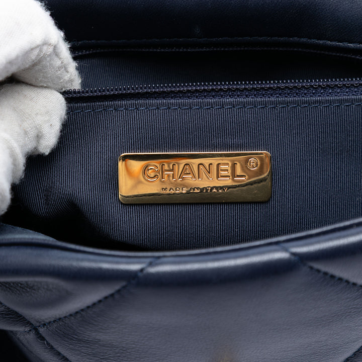 Chanel Medium Cuir d’agneau 19 à rabat