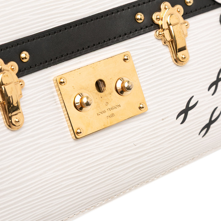 Louis Vuitton Epi Trunk Pochette Blanc