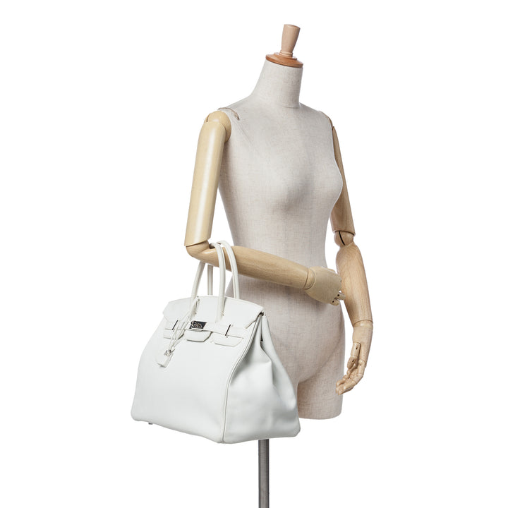 Togo Birkin Retourne 35 White - Gaby Paris