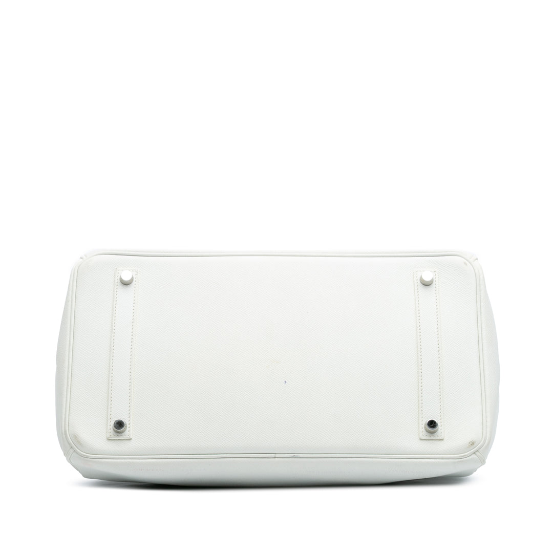 Togo Birkin Retourne 35 White - Gaby Paris