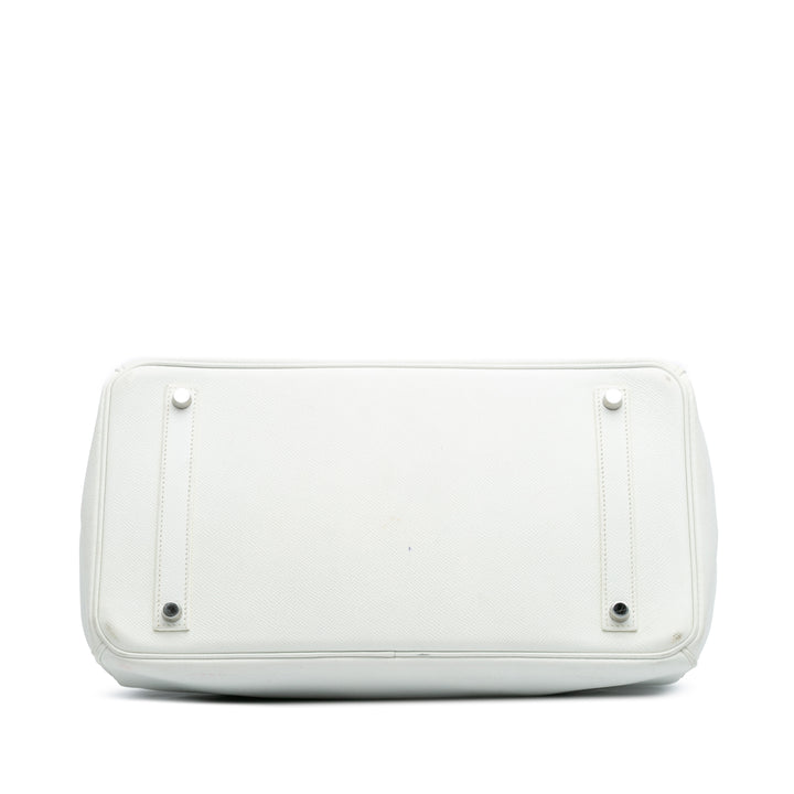 Togo Birkin Retourne 35 White - Gaby Paris
