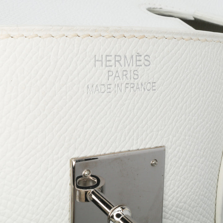 Togo Birkin Retourne 35 White - Gaby Paris