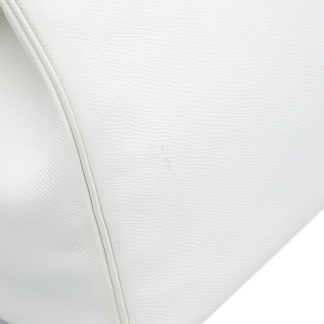 Togo Birkin Retourne 35 White - Gaby Paris