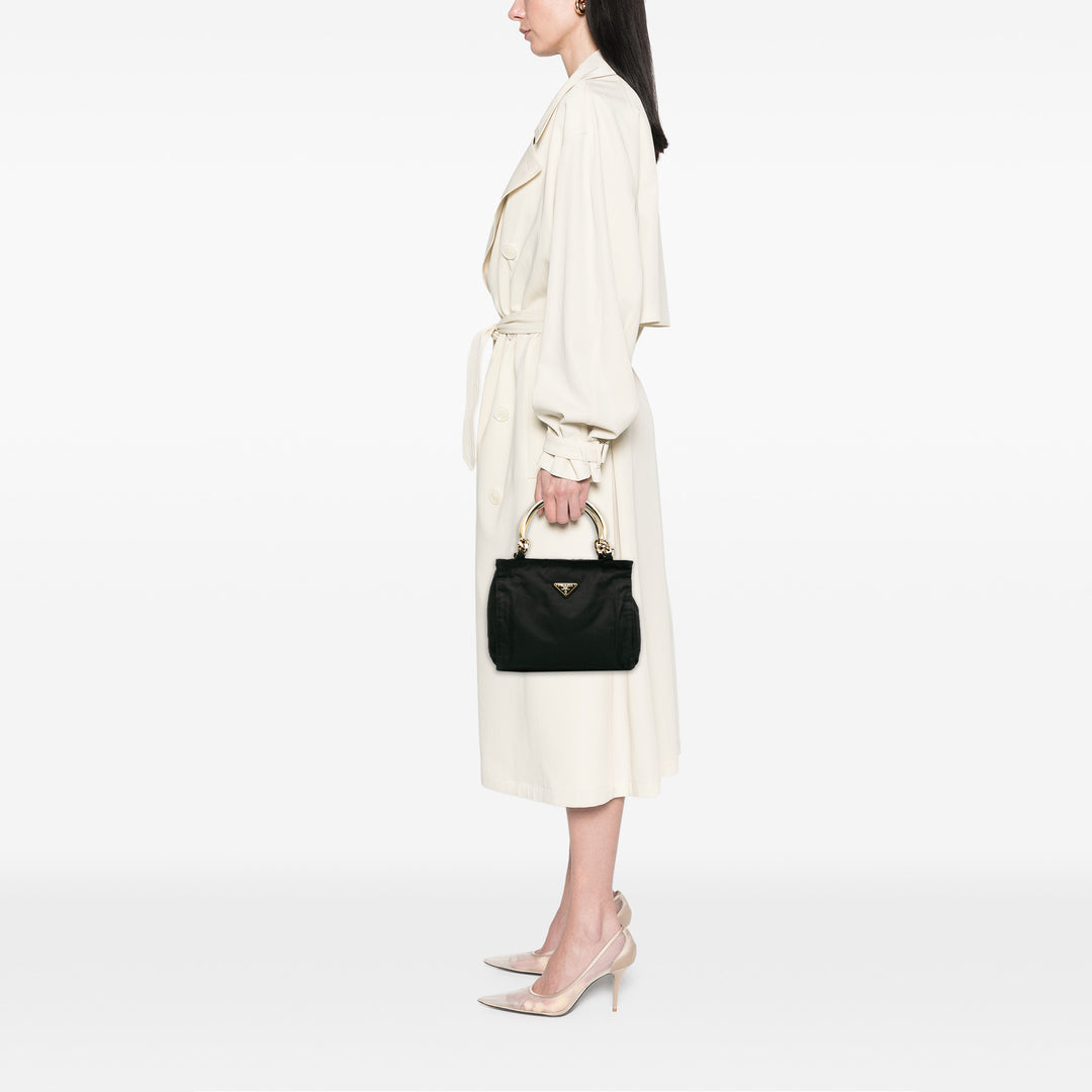 Prada Tessuto Sac à main Noir