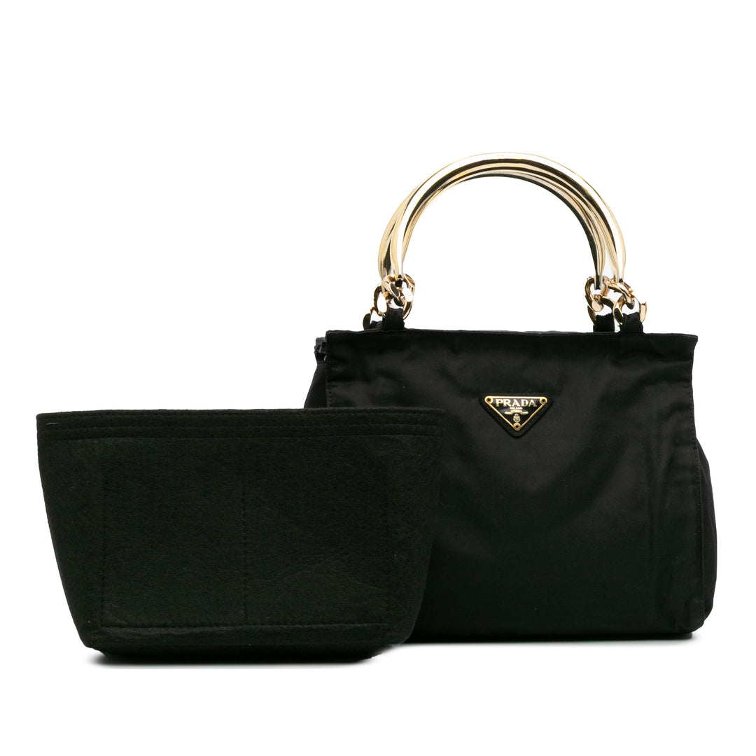 Prada Tessuto Sac à main Noir