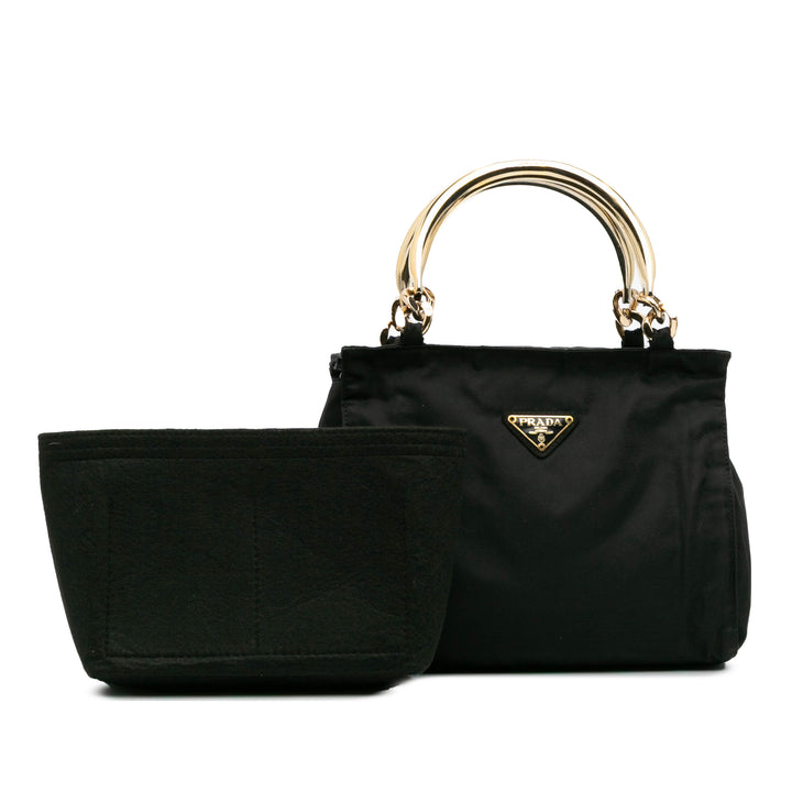 Prada Tessuto Sac à main Noir
