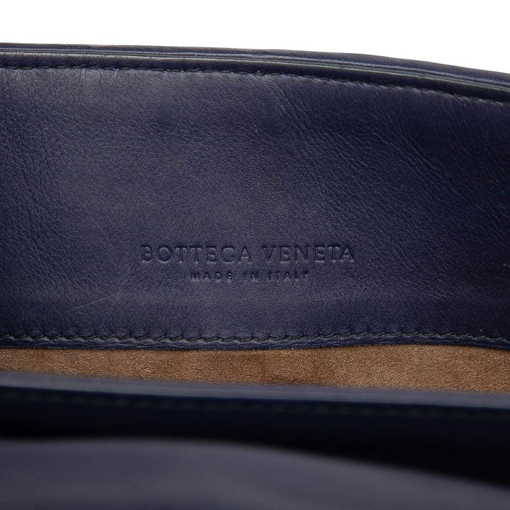 Bottega Veneta Small Nappa Intrecciato Stitched Olimpia Sac bandoulière