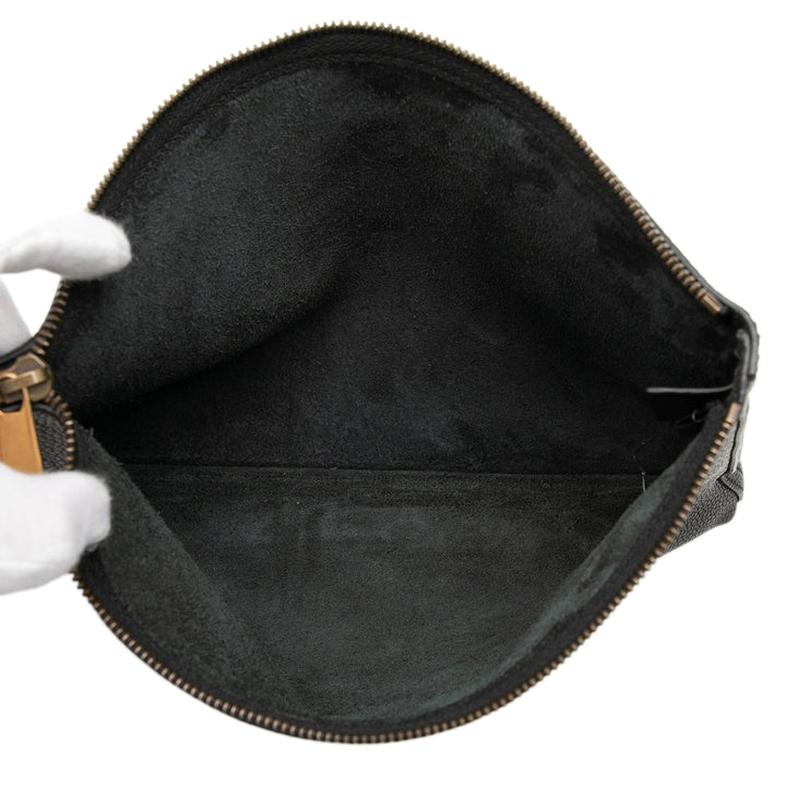 Gucci Medium Cuir de veau Logo Portfolio Pochette
