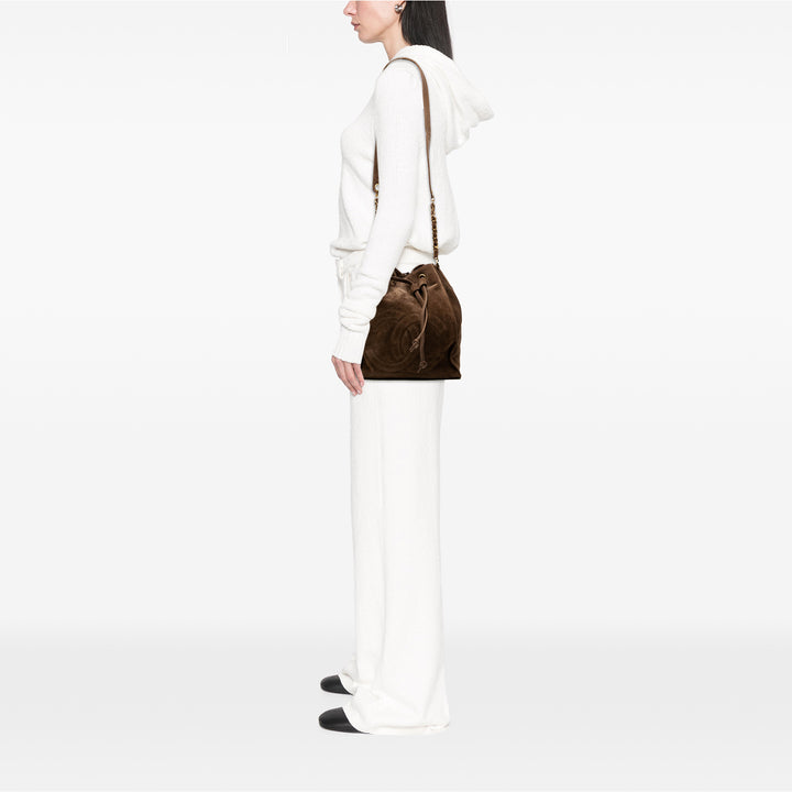 Chanel CC Daim Bucket Sac
