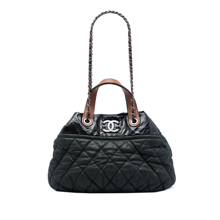 Chanel Matelassé Irisé In The Mix Sac Grand Cuir de veau