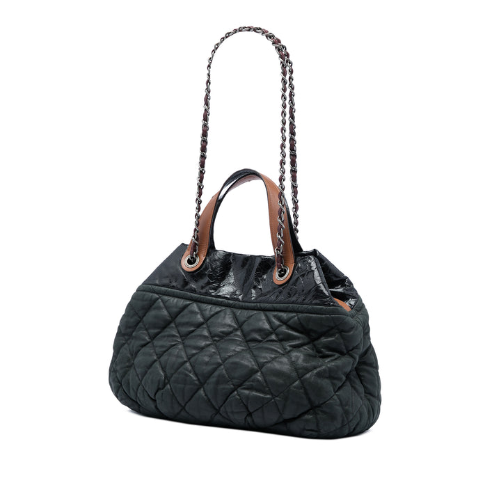 Chanel Matelassé Irisé In The Mix Sac Grand Cuir de veau