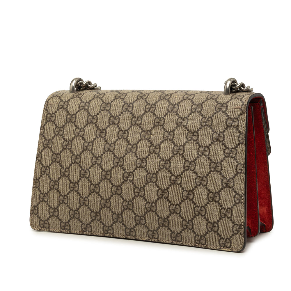 Gucci Sac porté épaule Dionysus GG Supreme Moyen Beige – vue 2 – GABY PARIS