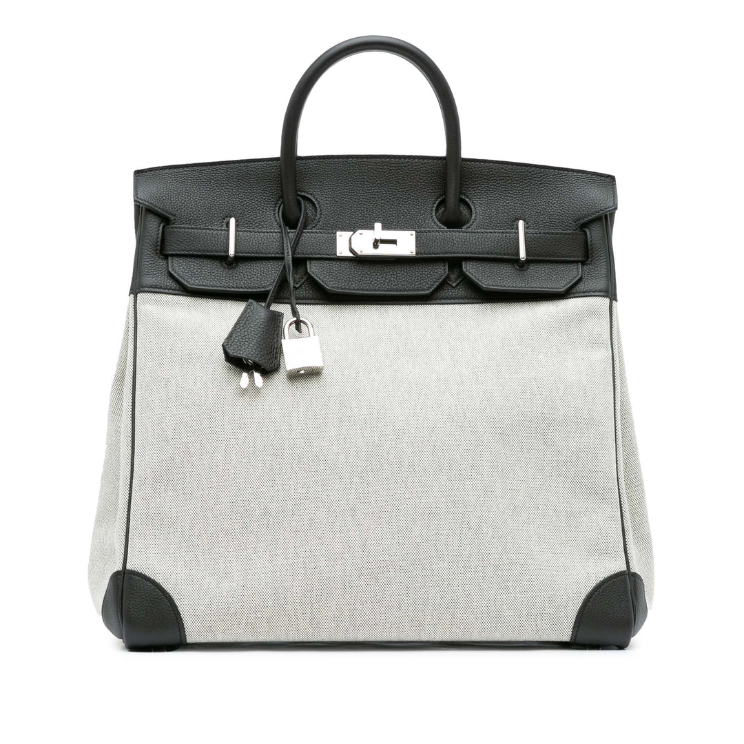 Toile Criss and Evercolor HAC Birkin 40 Gray - Gaby Paris