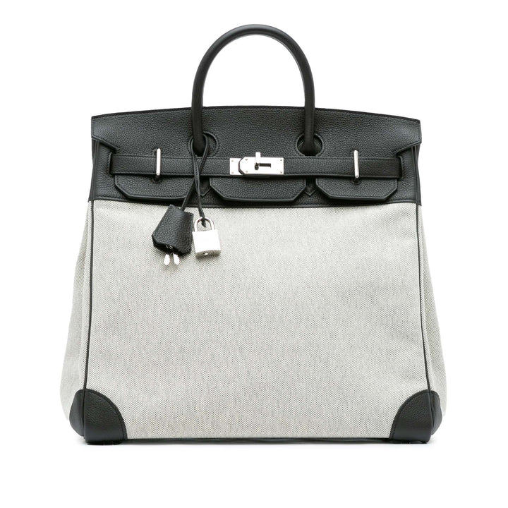 Toile Criss and Evercolor HAC Birkin 40 Gray - Gaby Paris