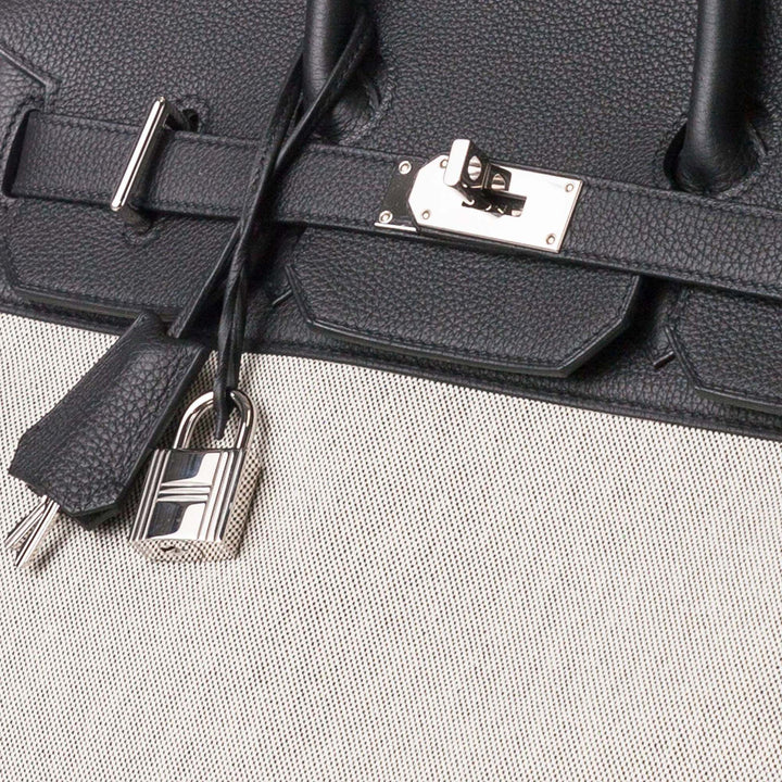 Toile Criss and Evercolor HAC Birkin 40 Gray - Gaby Paris