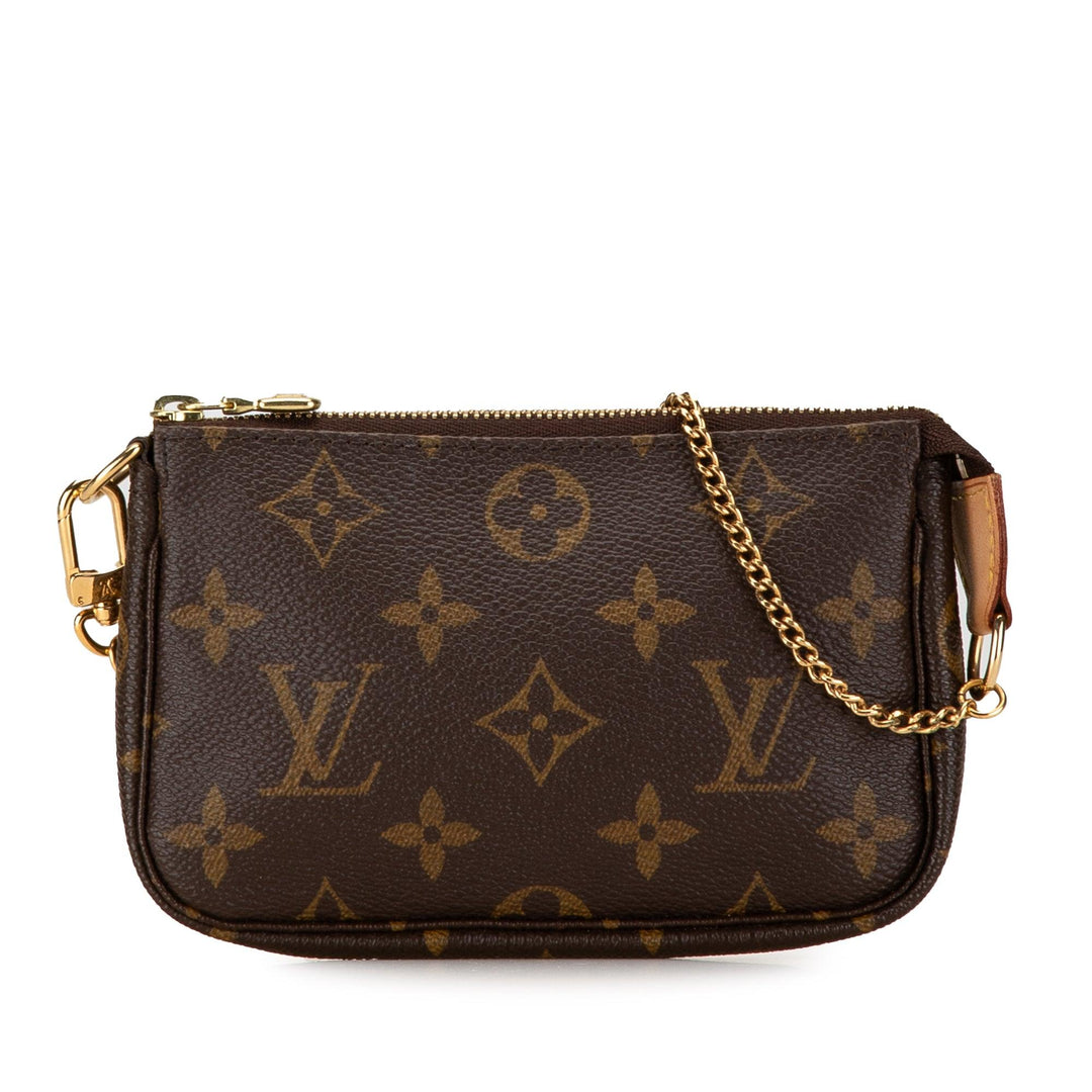 Monogram Mini Pochette Accessoires Brown - Gaby Paris