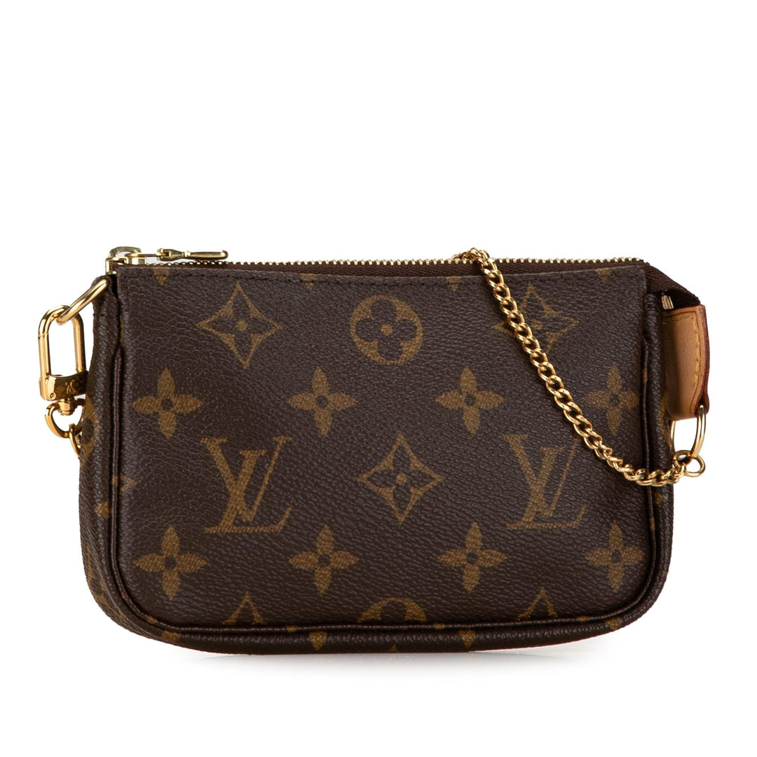 Monogram Mini Pochette Accessoires Brown - Gaby Paris