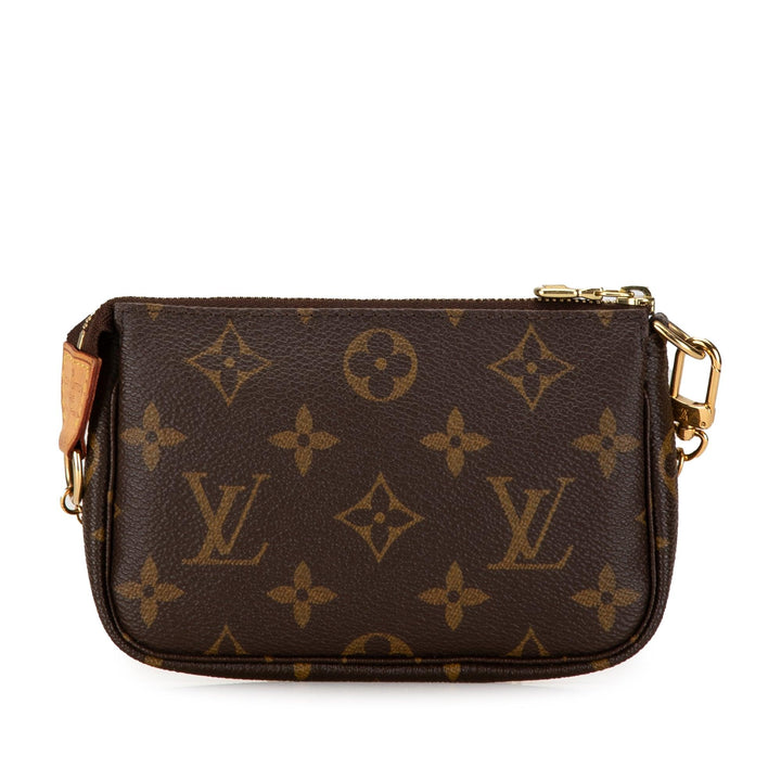 Monogram Mini Pochette Accessoires Brown - Gaby Paris