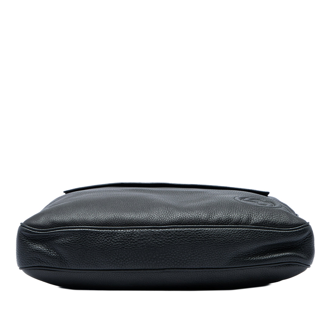Soho Porte-documents Cuir de veau Noir