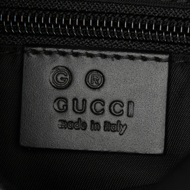 Gucci Toile Techno Web Fold Over Sac à dos