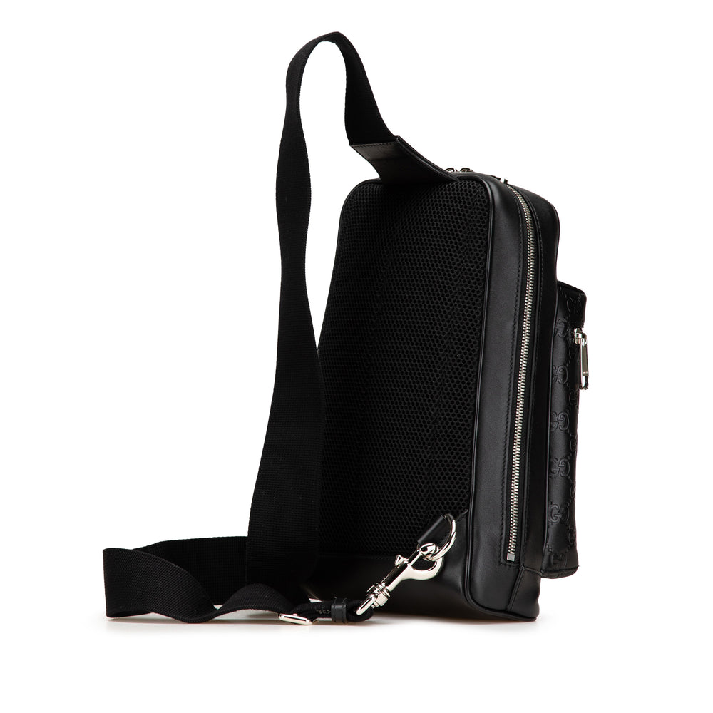 Guccissima Sling Backpack Black - Gaby Paris
