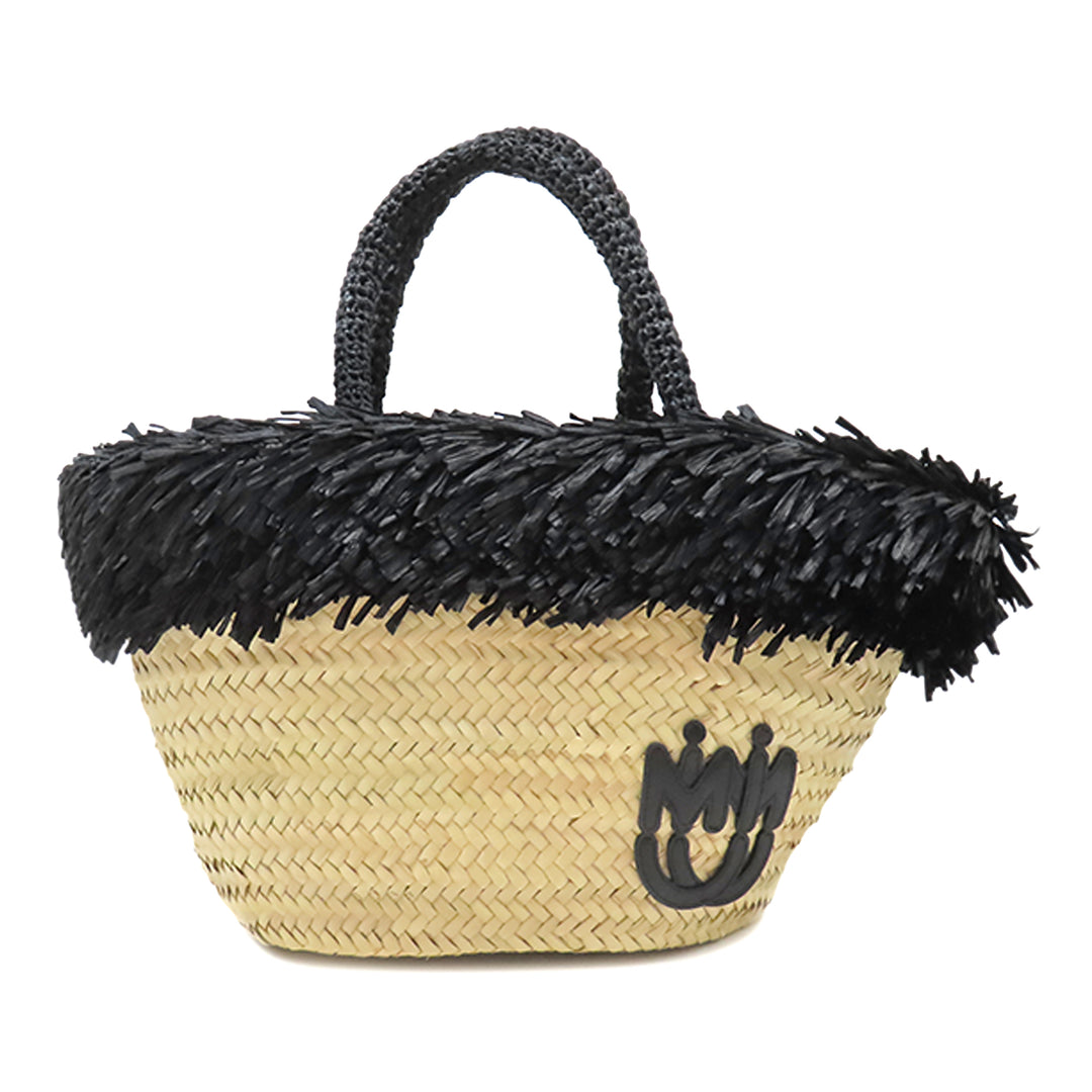 Miu Miu Raffia Basket Cabas