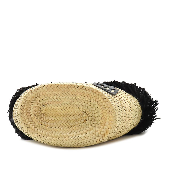 Miu Miu Raffia Basket Cabas