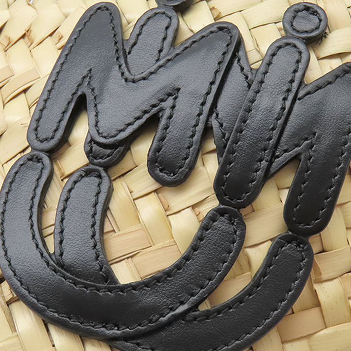 Miu Miu Raffia Basket Cabas