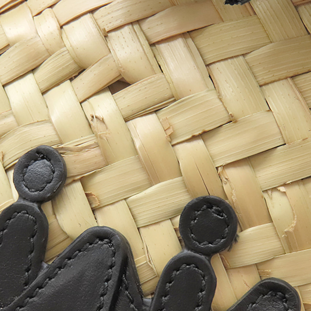 Miu Miu Raffia Basket Cabas