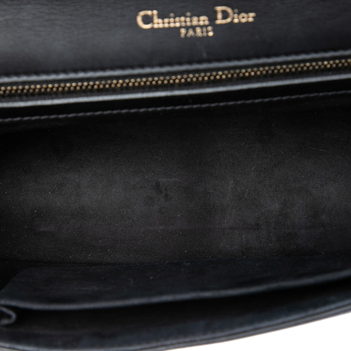 Dior Medium clouté Cuir d’agneau Diorama à rabat