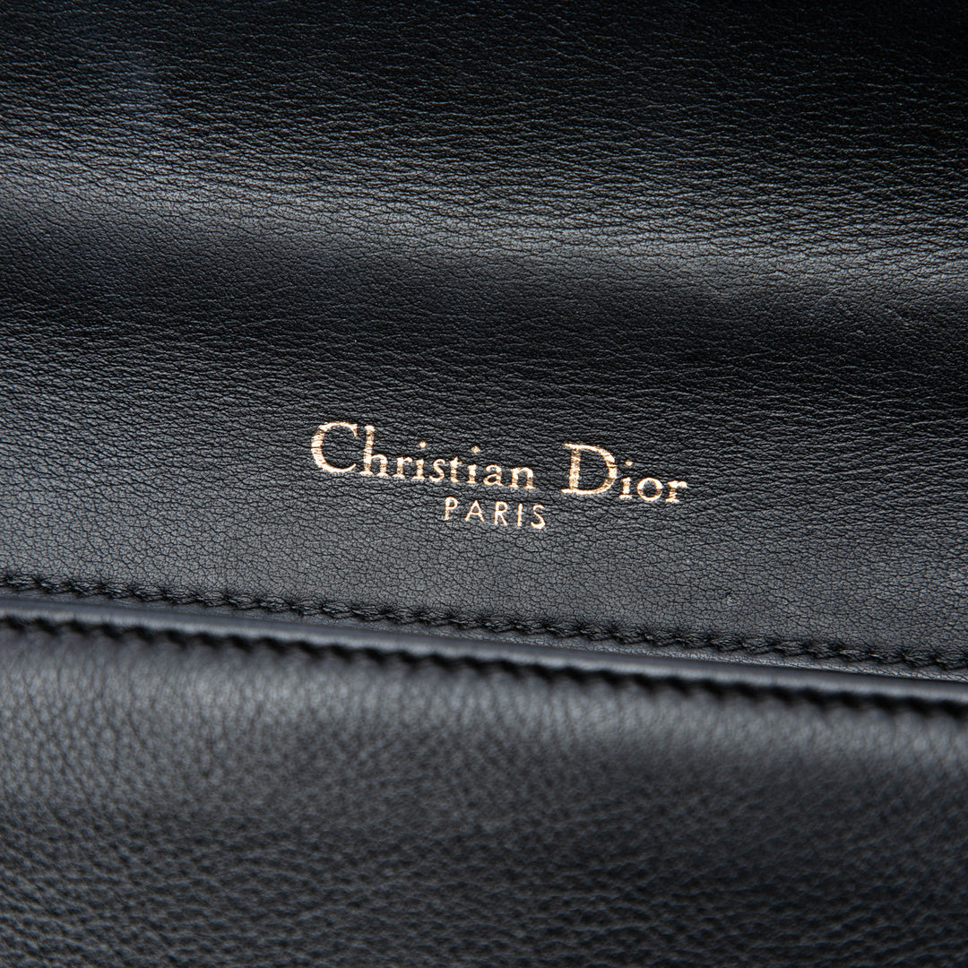 Dior Medium clouté Cuir d’agneau Diorama à rabat