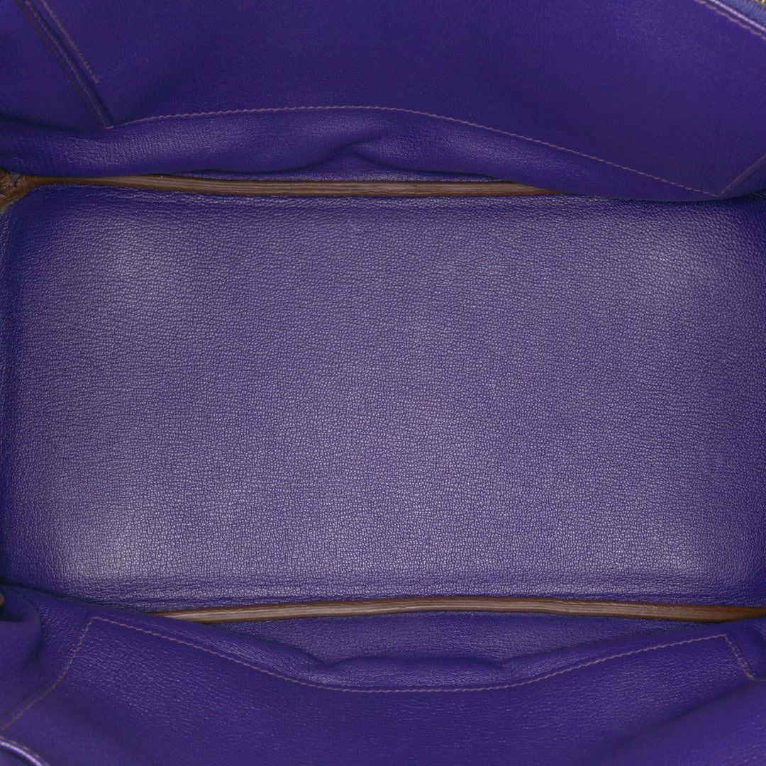 Togo Birkin Retourne 35 Purple - Gaby Paris