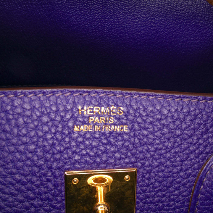 Togo Birkin Retourne 35 Purple - Gaby Paris
