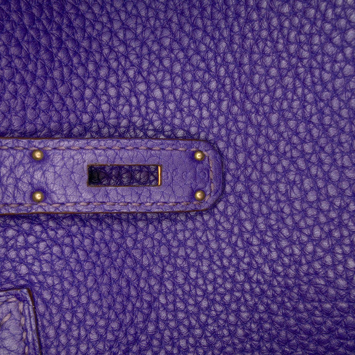 Togo Birkin Retourne 35 Purple - Gaby Paris