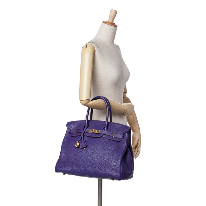 Togo Birkin Retourne 35 Purple - Gaby Paris