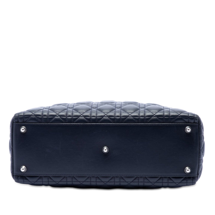 Dior Large Cuir d’agneau Cannage Lady Dior