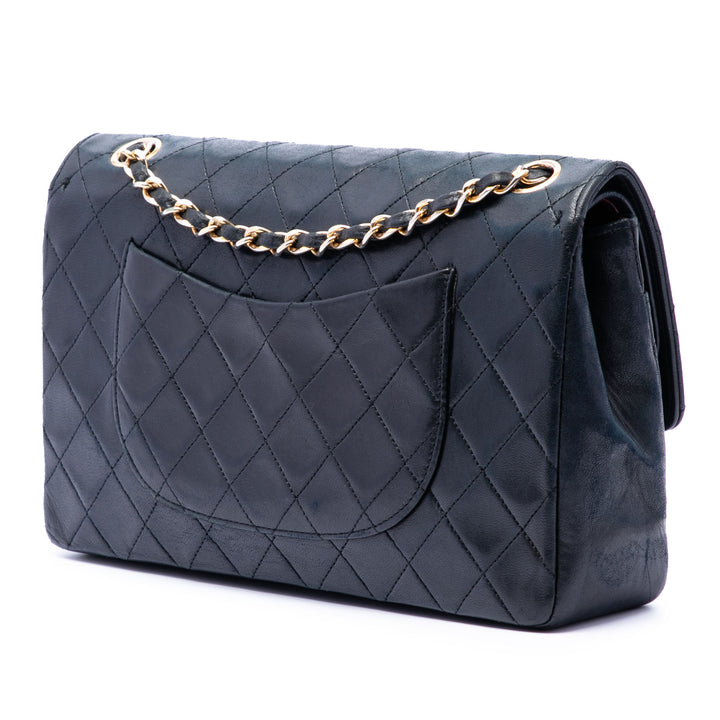 Chanel Medium Classic Cuir d’agneau Double rabat