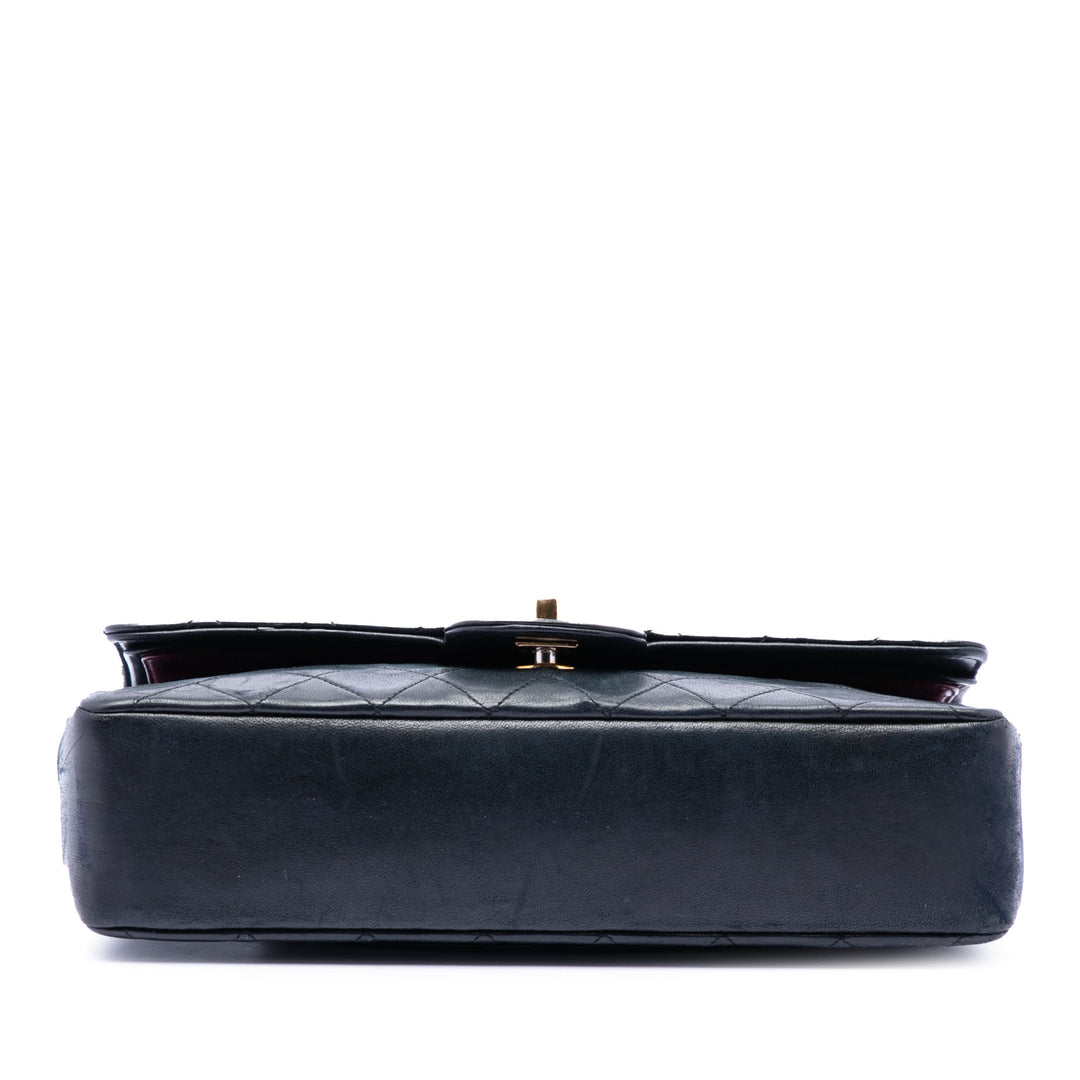 Chanel Medium Classic Cuir d’agneau Double rabat