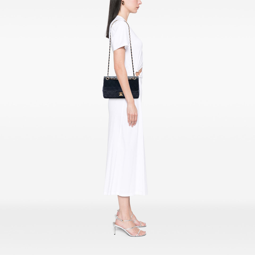 Chanel Medium Classic Cuir d’agneau Double rabat