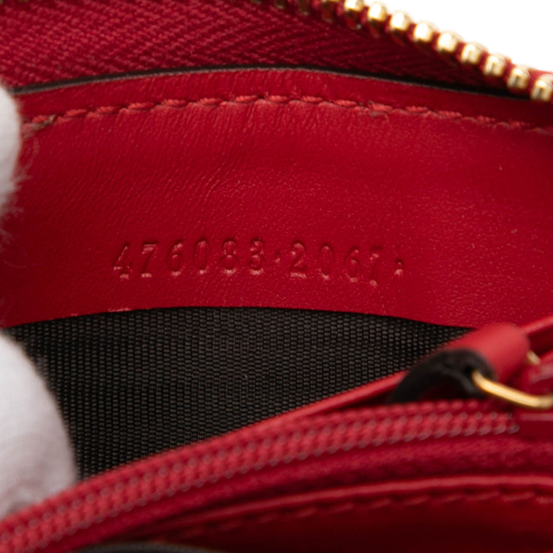 Gucci Cuir de veau Sylvie Zip Around Portefeuille