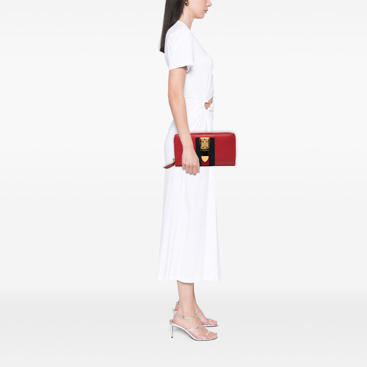 Gucci Cuir de veau Sylvie Zip Around Portefeuille