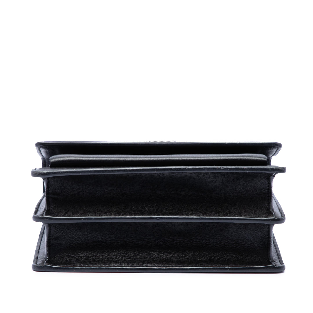 clouté Sunset Sac Petit Cuir de veau Noir