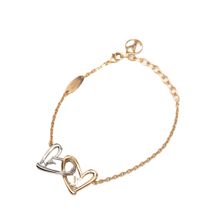 Louis Vuitton plaqué et Brass Fall in Love Bracelet