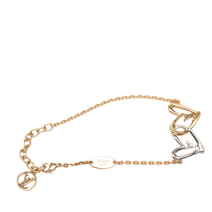 Louis Vuitton plaqué et Brass Fall in Love Bracelet