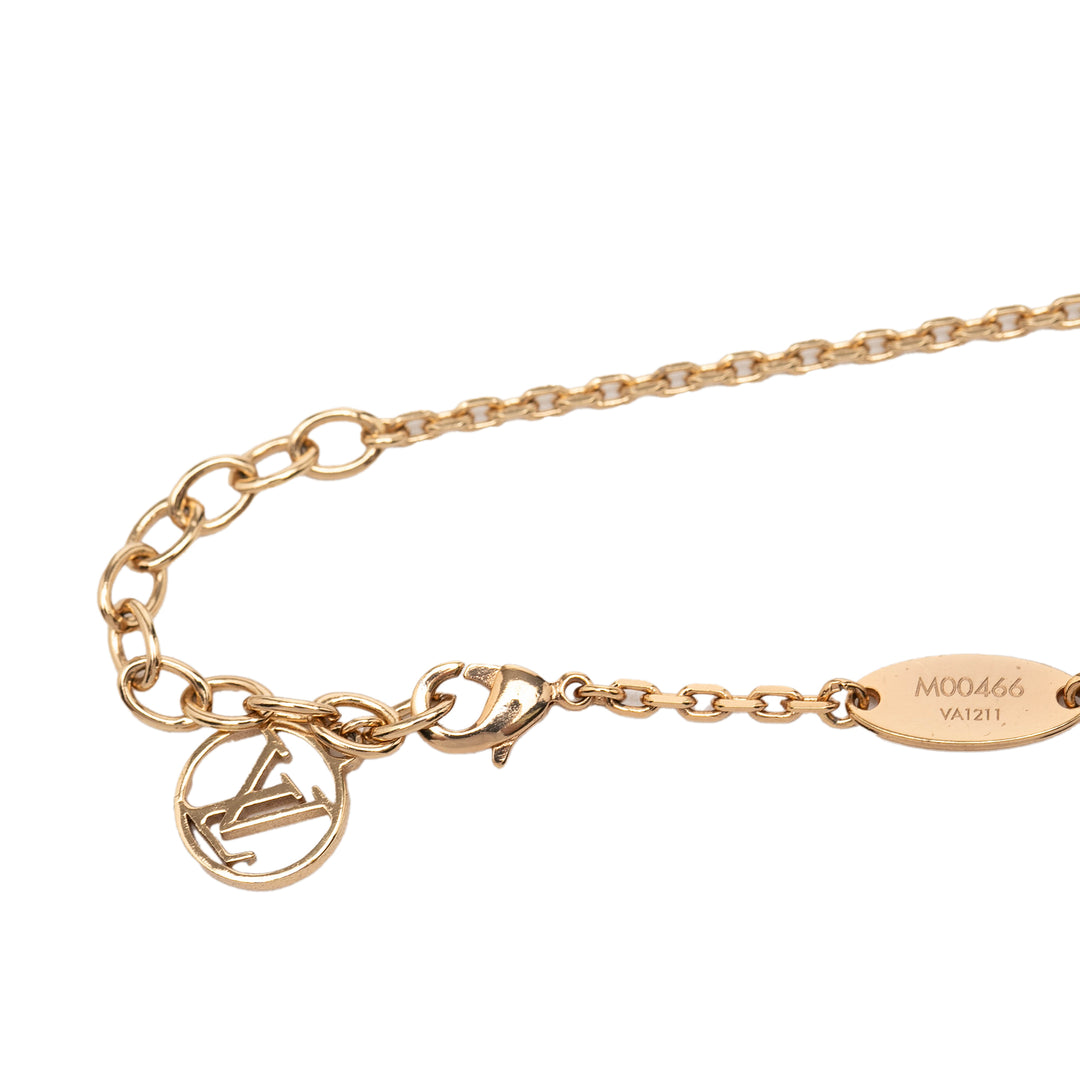 Louis Vuitton plaqué et Brass Fall in Love Bracelet