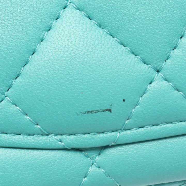 Chanel Mini Square Classic Cuir d’agneau Simple rabat