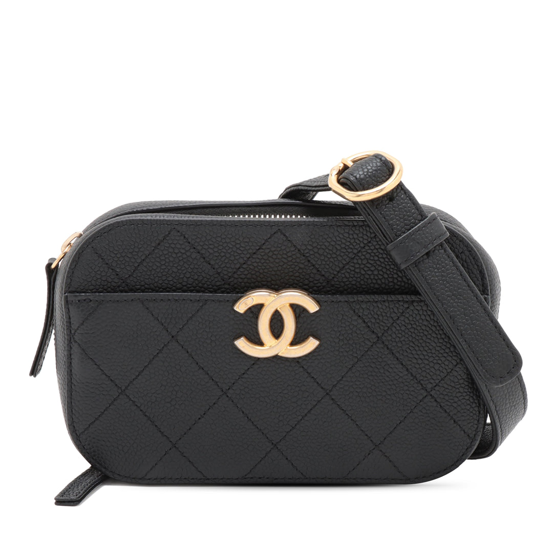 Chanel CC Surpiqué Caviar Chic Affinity Sac ceinture