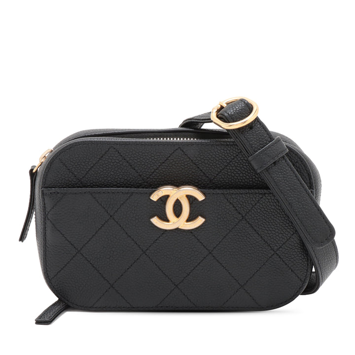 Chanel CC Surpiqué Caviar Chic Affinity Sac ceinture