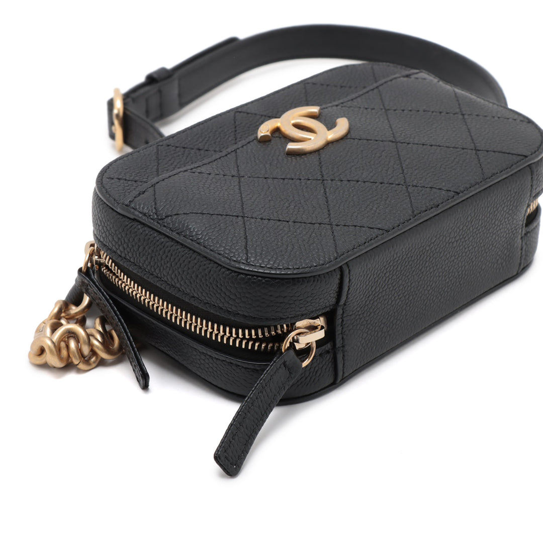 Chanel CC Surpiqué Caviar Chic Affinity Sac ceinture