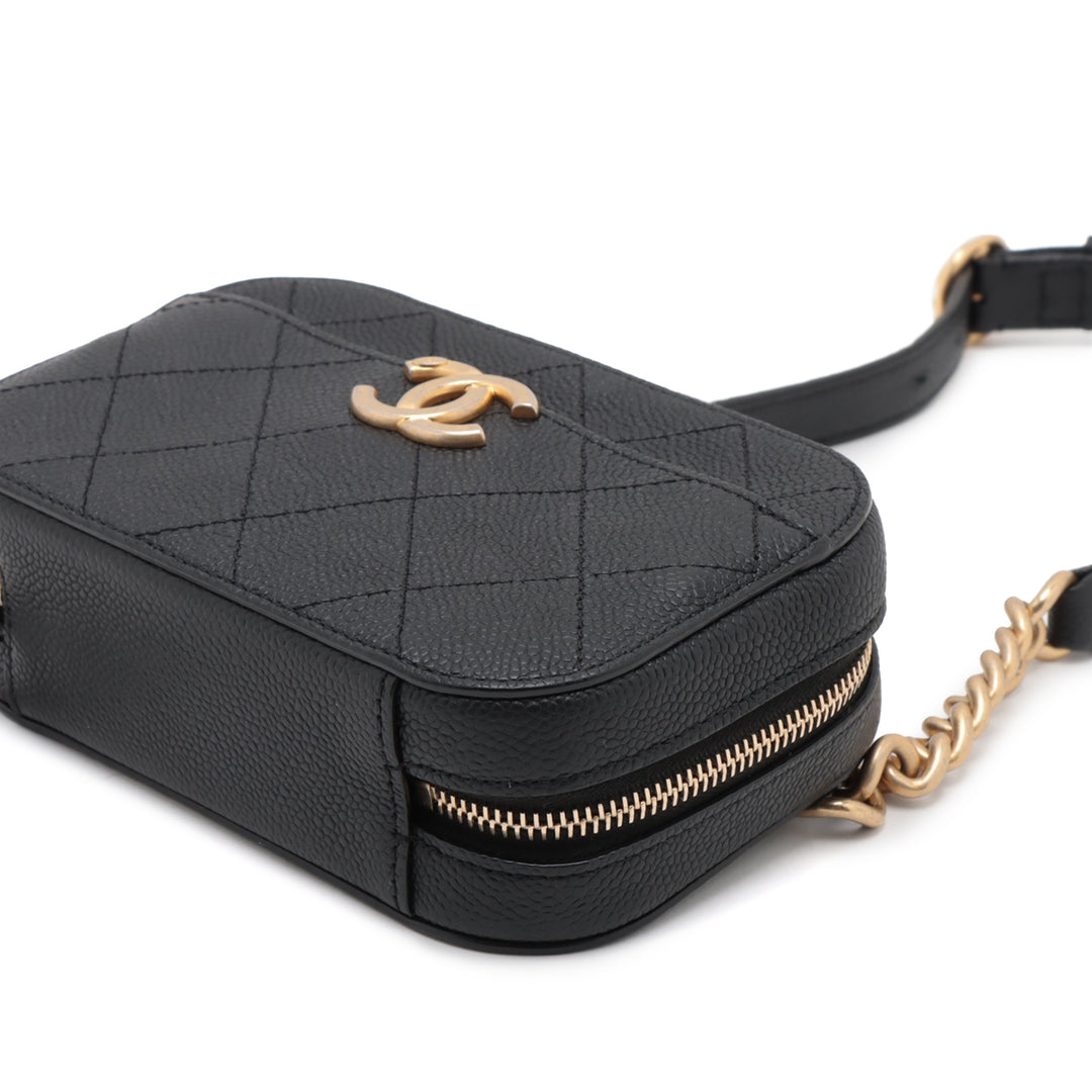 Chanel CC Surpiqué Caviar Chic Affinity Sac ceinture